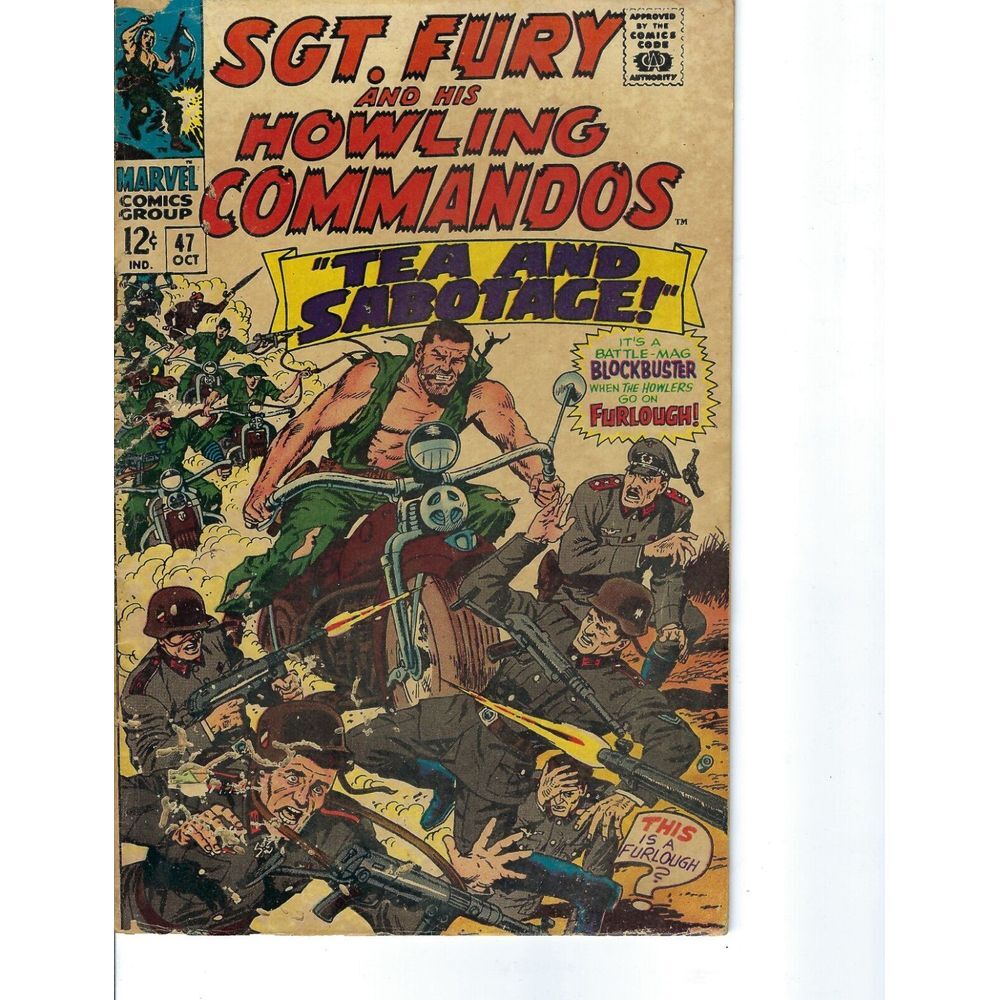 SGT. FURY AND HIS HOWLING COMMANDOS (1963 Series) #47 Comic Book